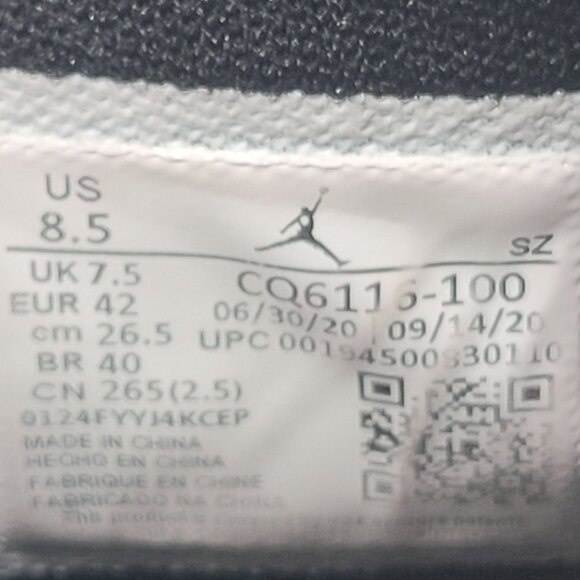 Nike Air Jordan Jumpman Pro GS Black White Blue Men\'s Shoes CQ6116-100 US Sz 8.5 main image 6
